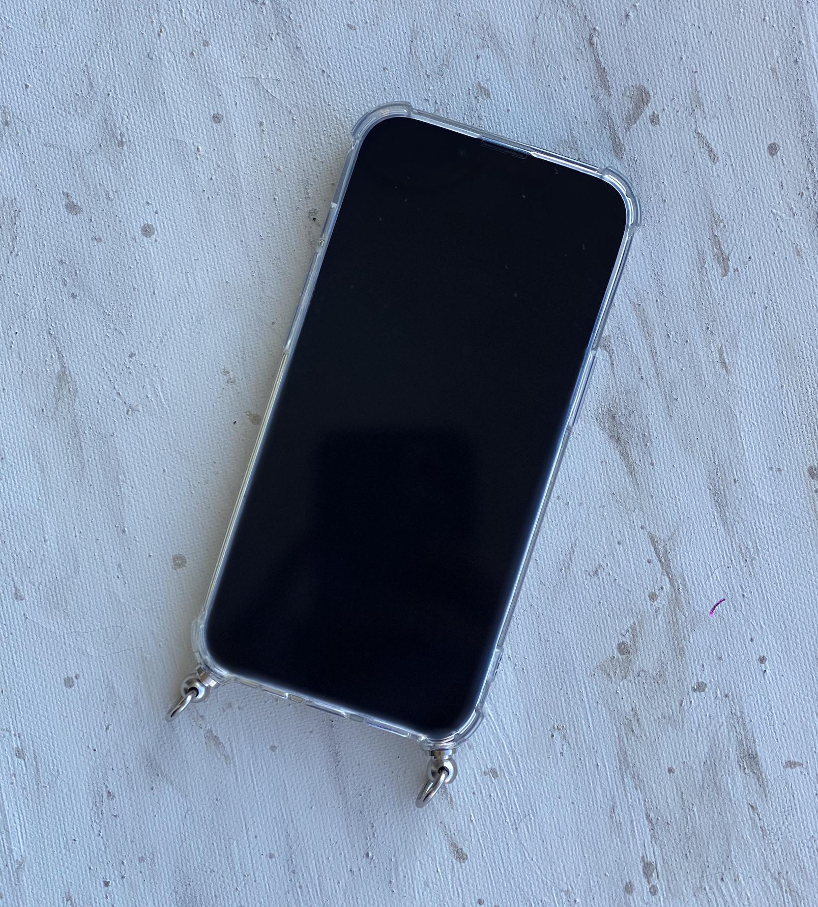 Clear iPhone Case Crossbody Transparent Cover Removable Adjustable Strap Compatible 7