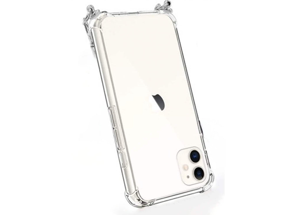 Clear iPhone Case Crossbody Transparent Cover Removable Adjustable Strap Compatible 2