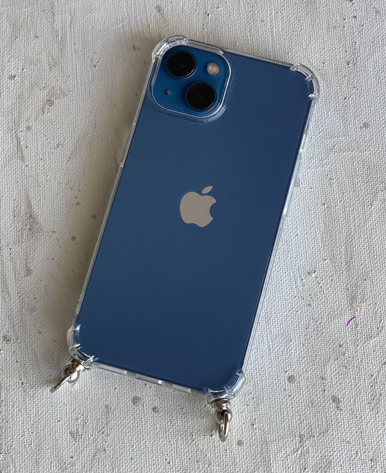 Clear iPhone Case Crossbody Transparent Cover Removable Adjustable Strap Compatible 4