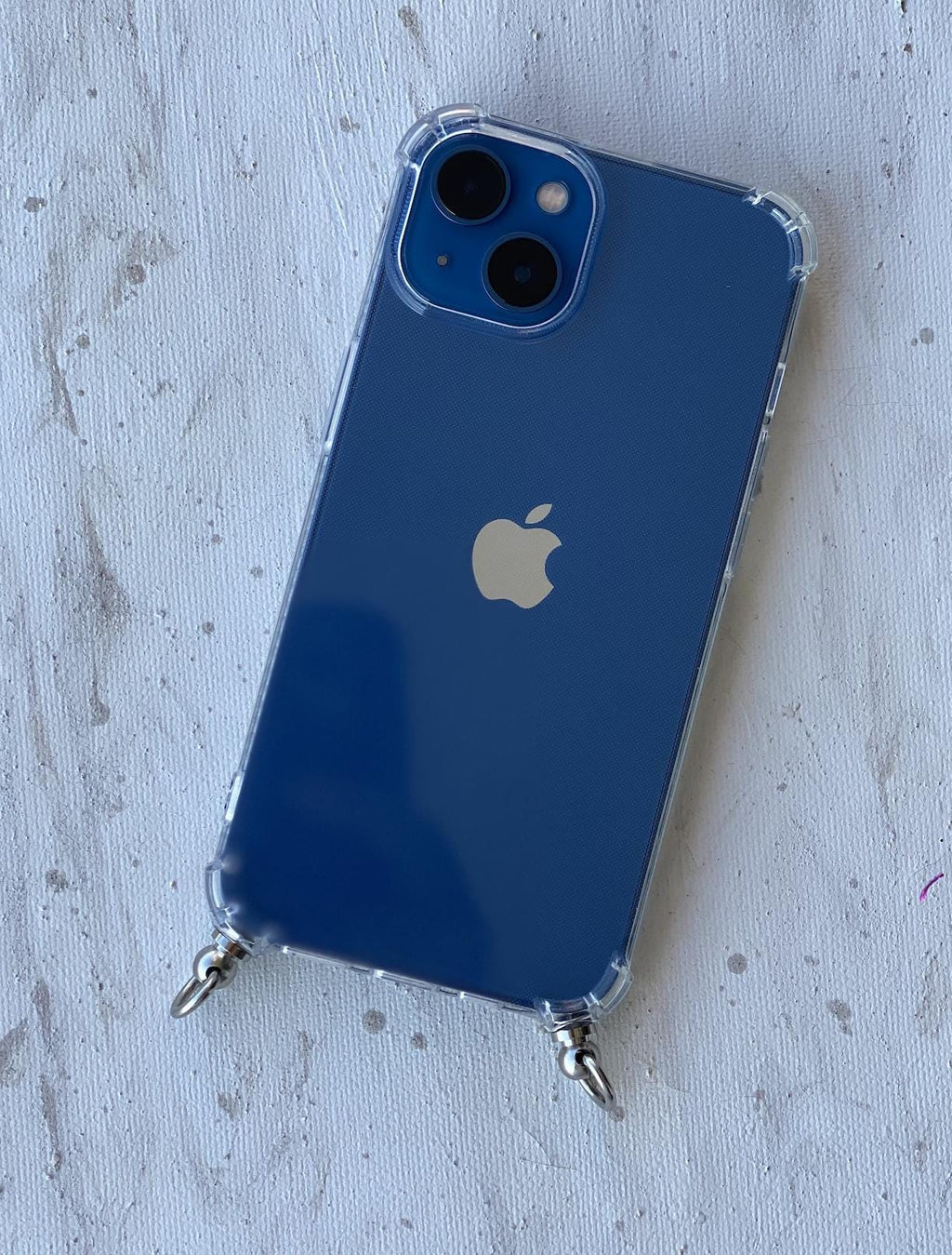 Clear iPhone Case Crossbody Transparent Cover Removable Adjustable Strap Compatible 5