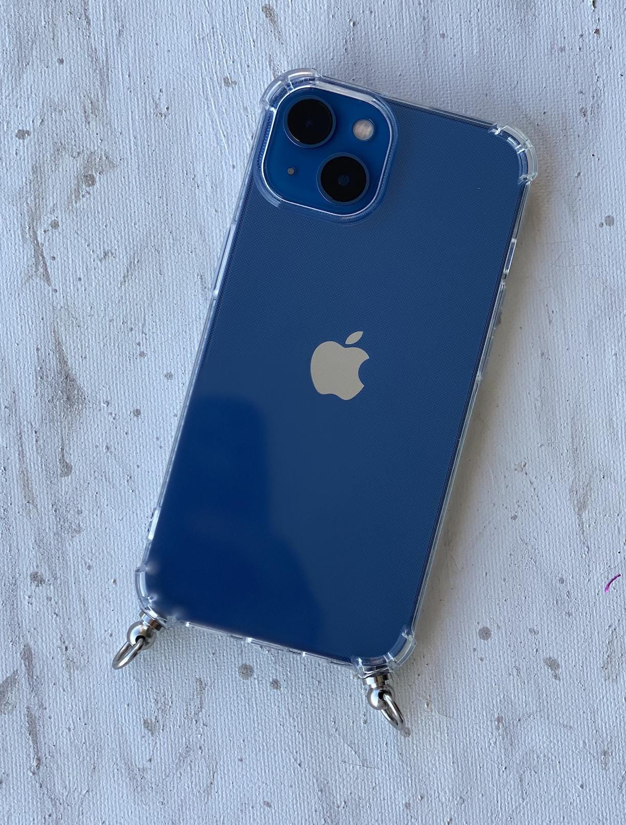 Clear iPhone Case Crossbody Transparent Cover Removable Adjustable Strap Compatible 5