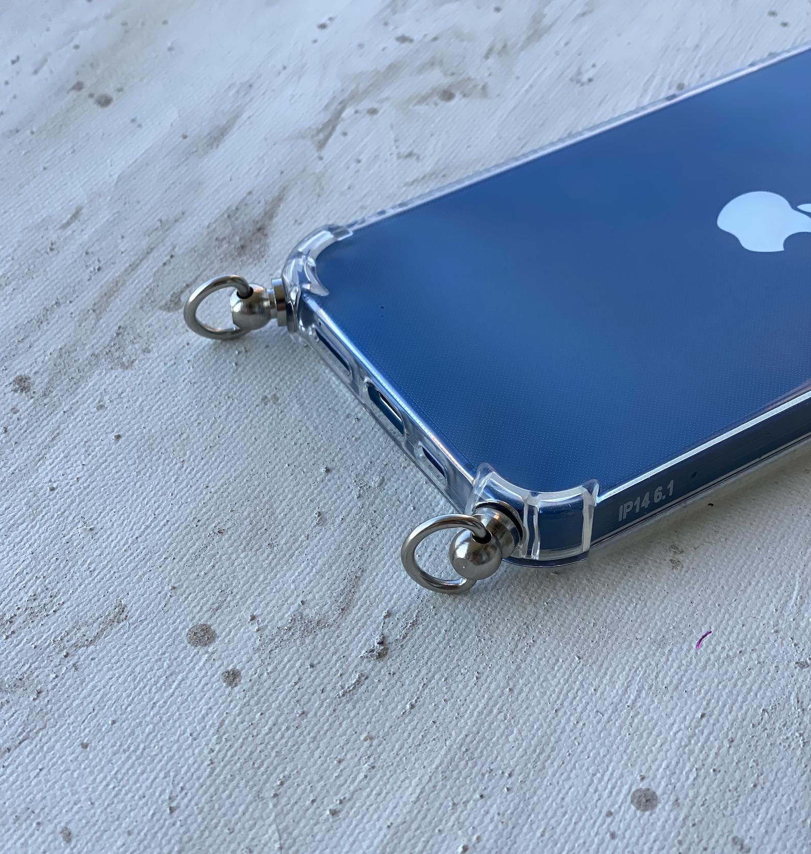 Clear iPhone Case Crossbody Transparent Cover Removable Adjustable Strap Compatible 6
