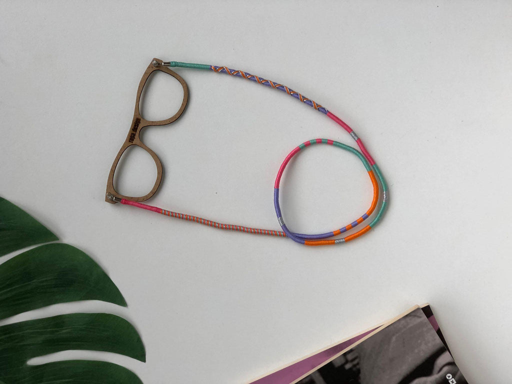 Handmade Colorful Sunrise Unisex Sunglass Cord Strap 4