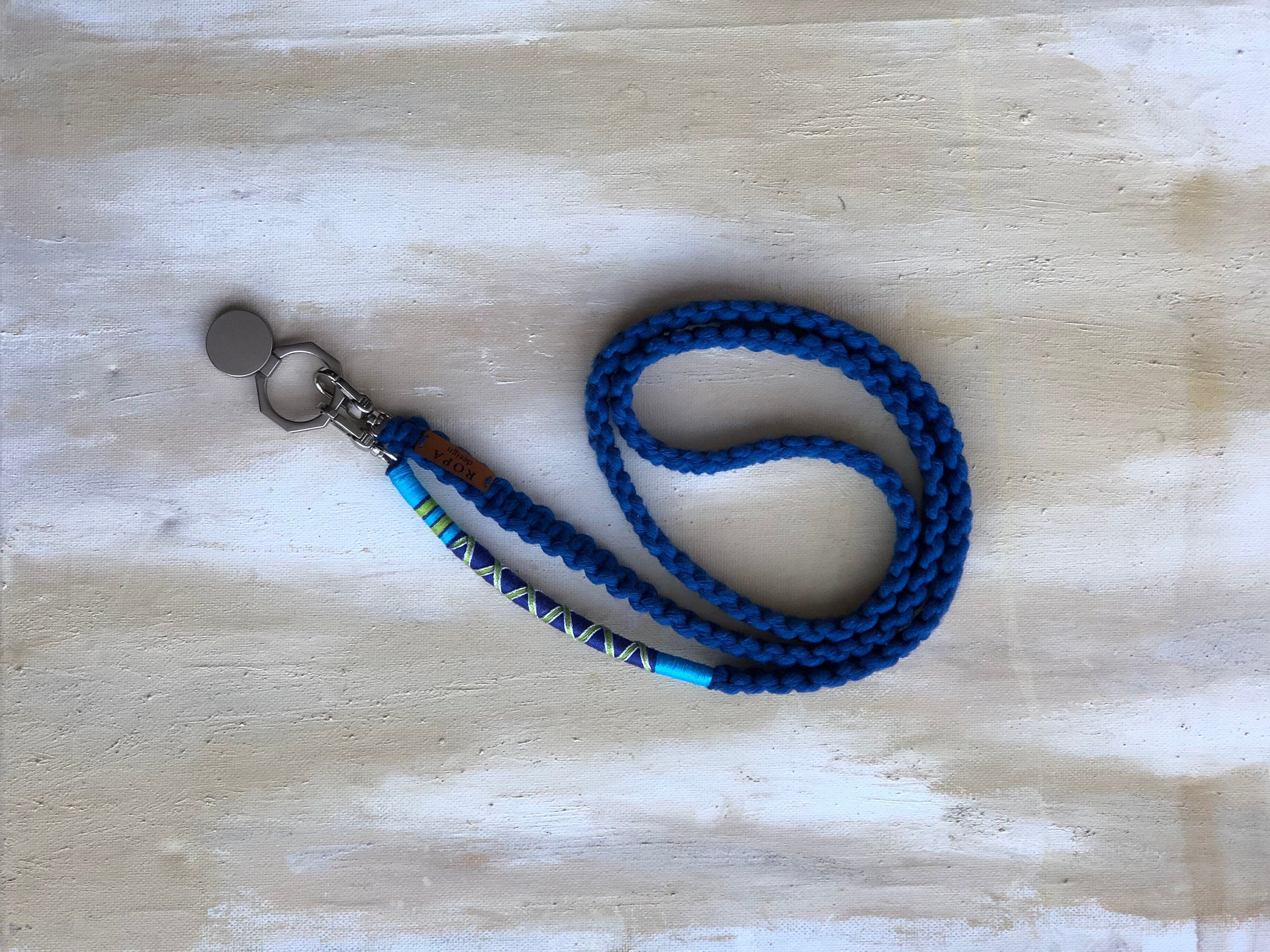 Crossbody Phone Lanyard Cord, Handmade Cotton Shoulder Strap