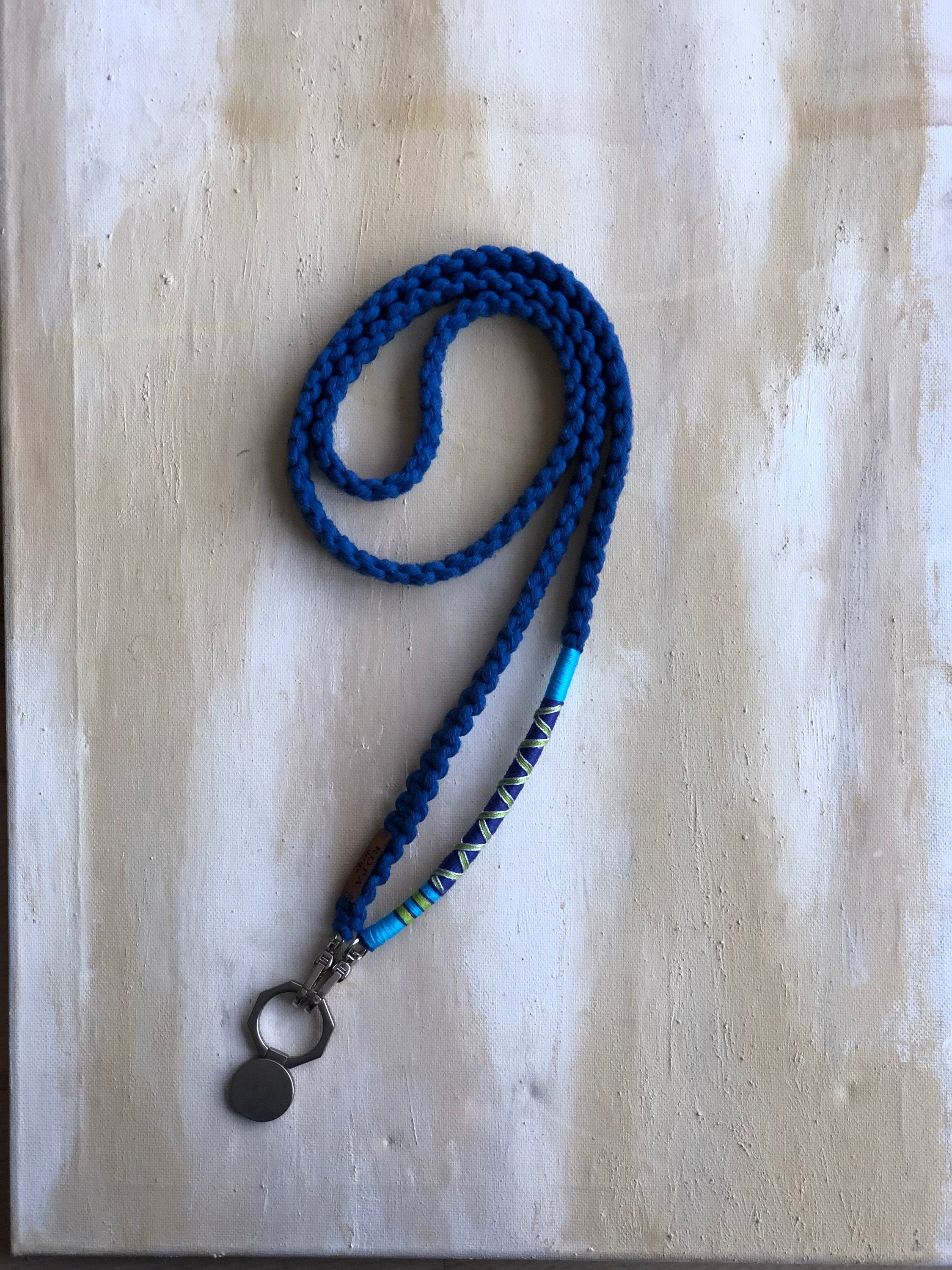 Crossbody Phone Lanyard Cord, Handmade Cotton Shoulder Strap