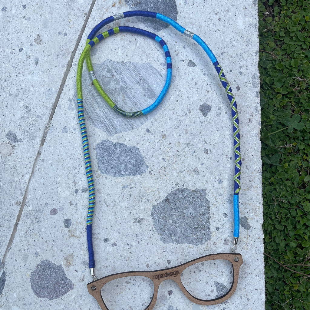 Eyeglass Strap Glasses Chain, Handmade Sunglass Strap, Multicolor Eyeglass Lanyard, Unisex Glasses Holder