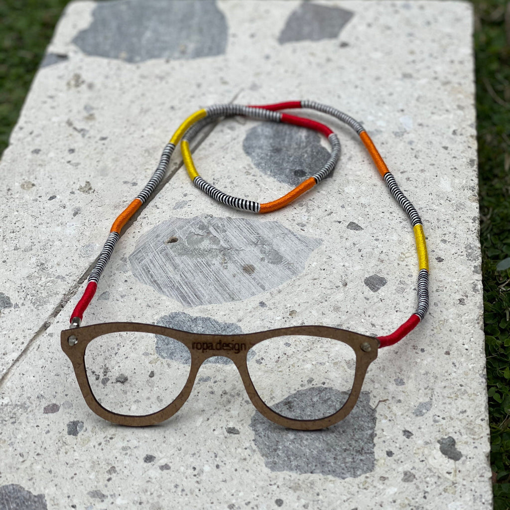 Eyeglass Strap Glasses Chain, Handmade Sunglass Strap, Multicolor Eyeglass Lanyard, Unisex Glasses Holder