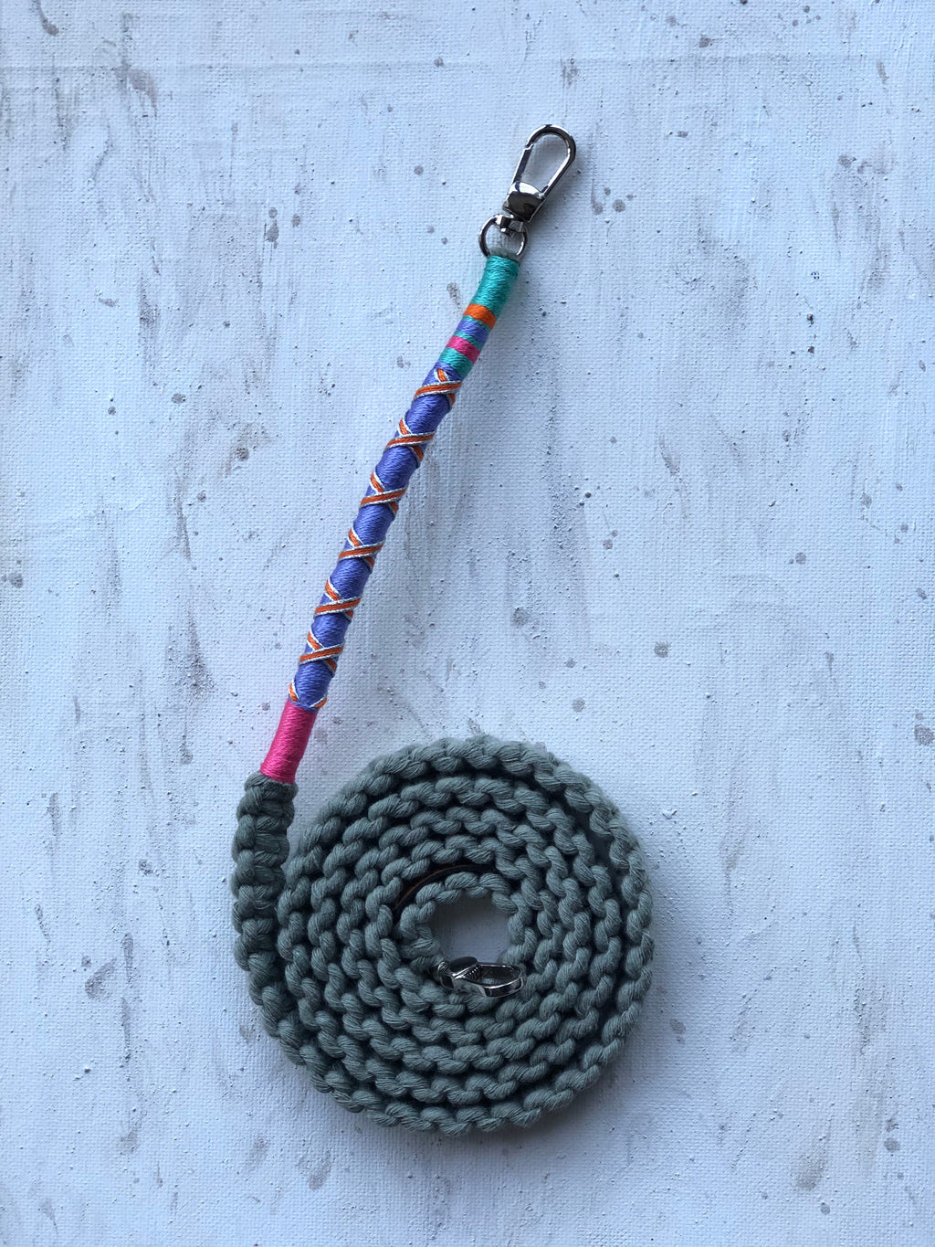 Grey Crossbody Strap – Phone Case Safe Lanyard