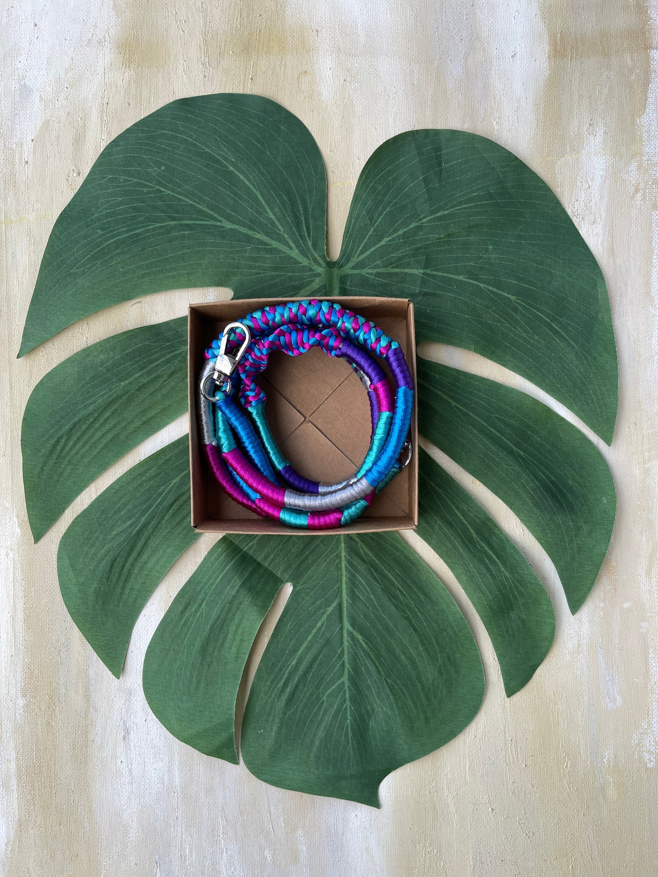 Phone Case Lanyard Strap – Blue Purple Cord, Neck Phone Holder