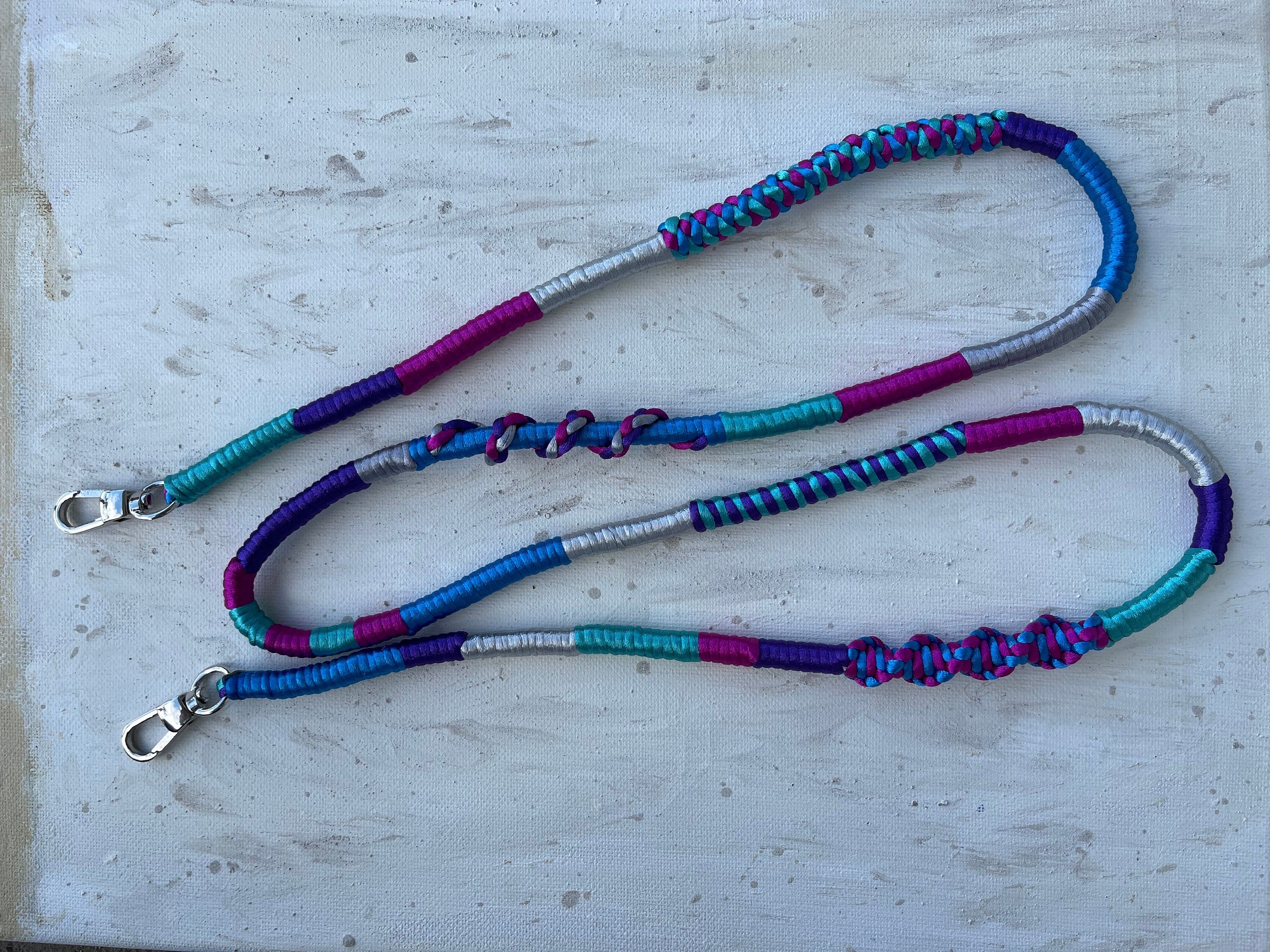 Phone Case Lanyard Strap – Blue Purple Cord, Neck Phone Holder
