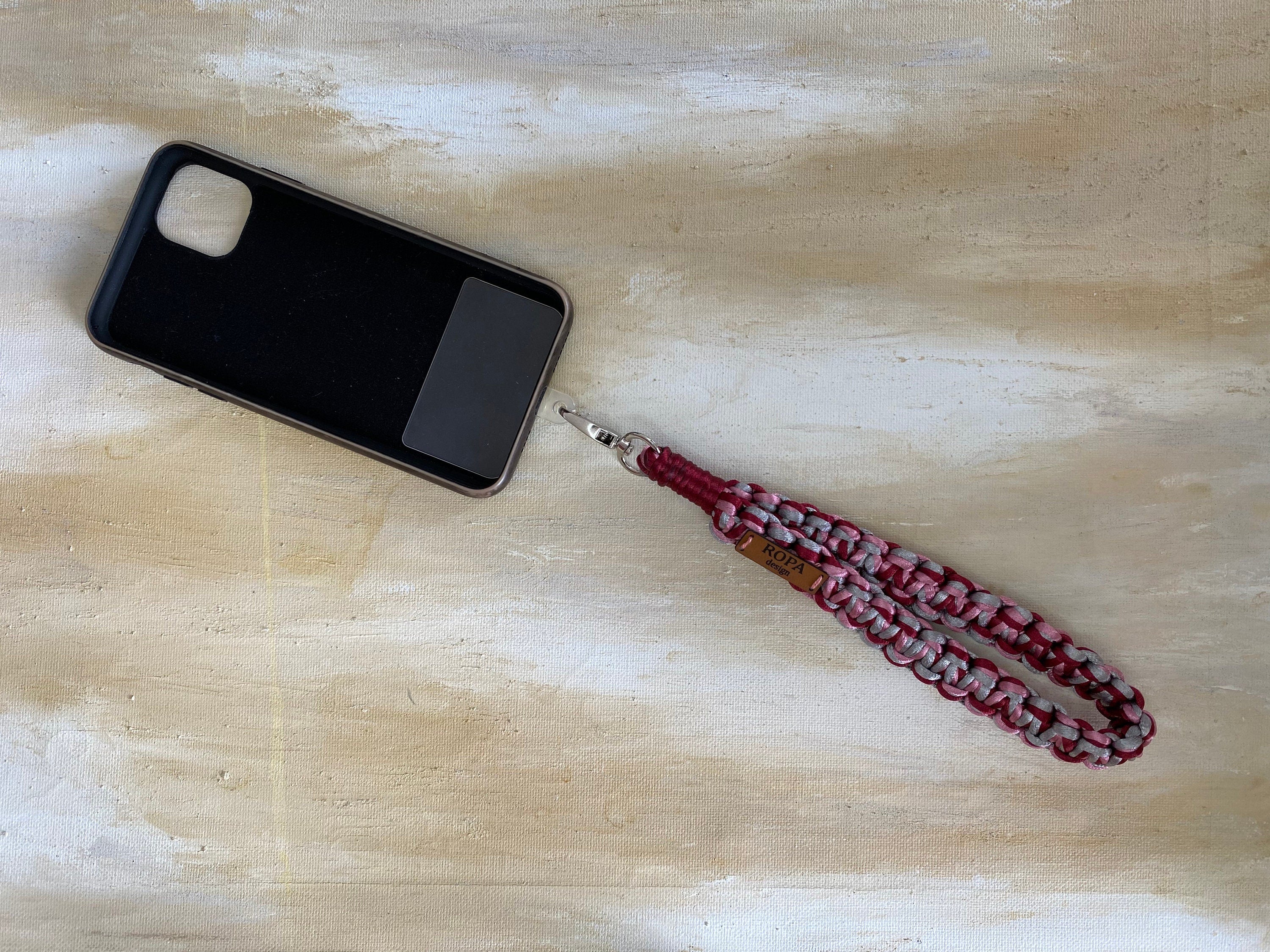 Purse Bag Clutch Camera Wristlet Strap, Shiny Phone Case Handle Lanyard