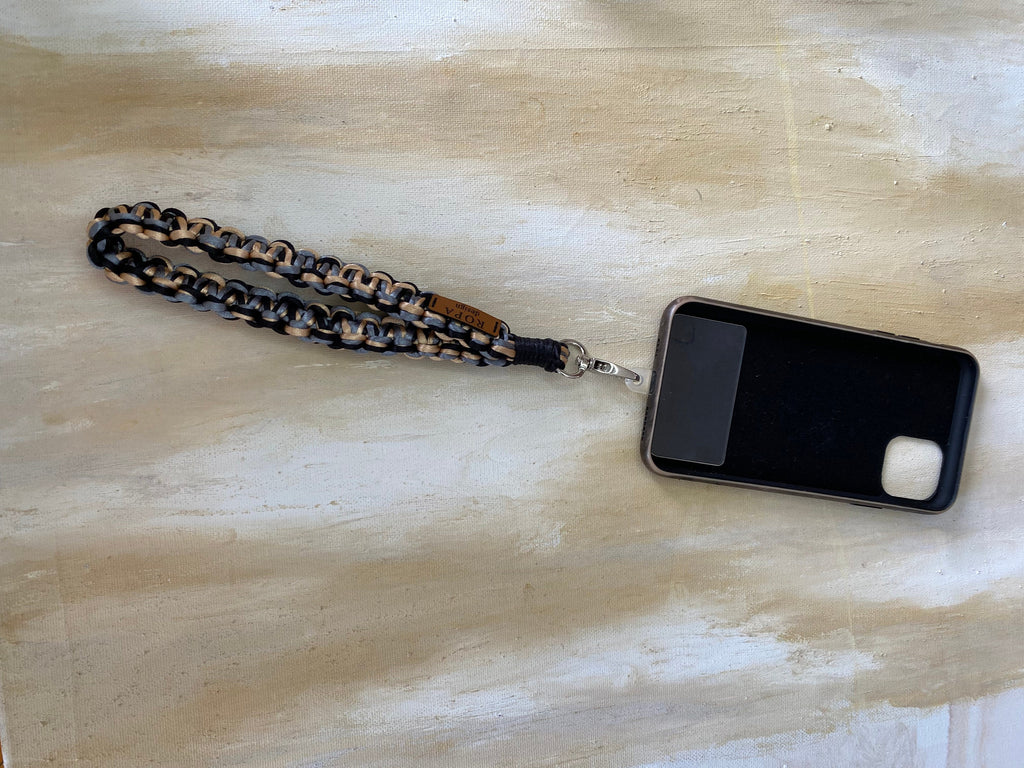 Purse Bag Clutch Camera Wristlet Strap, Shiny Phone Case Handle Lanyard