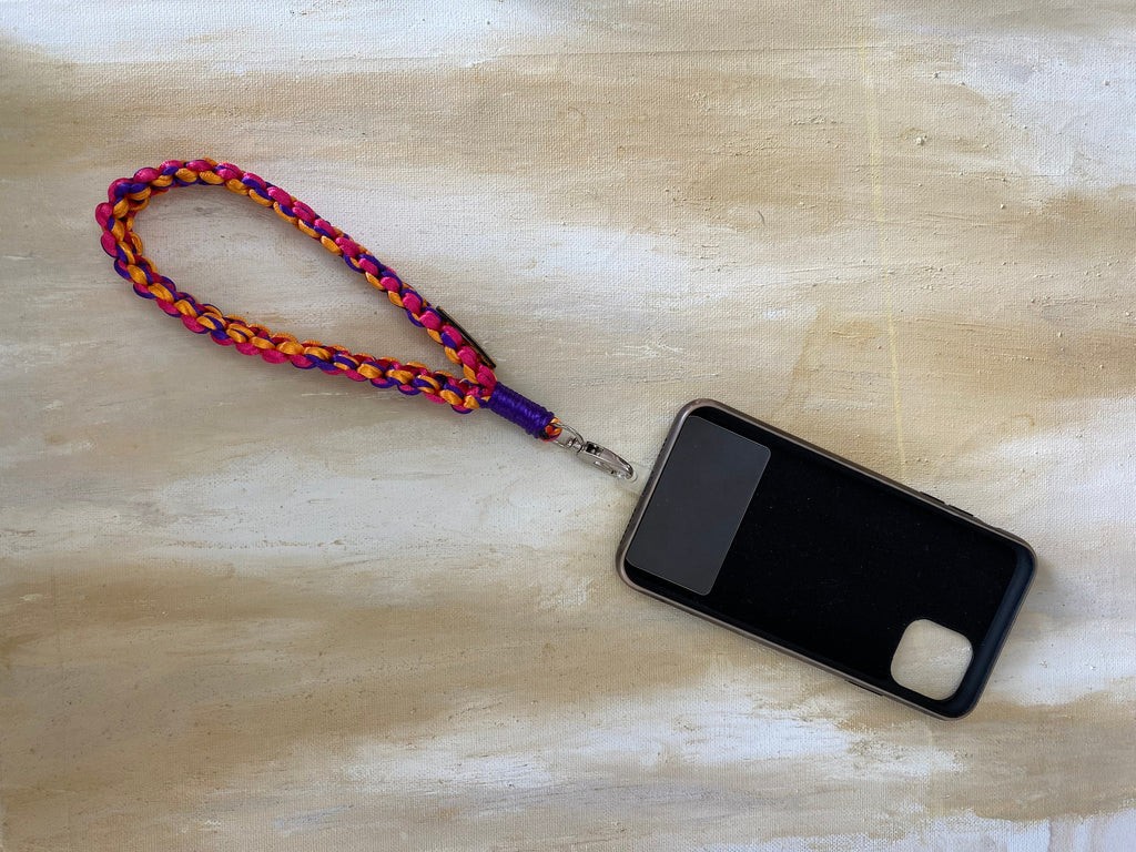 Purse Bag Clutch Camera Wristlet Strap, Shiny Phone Case Handle Lanyard