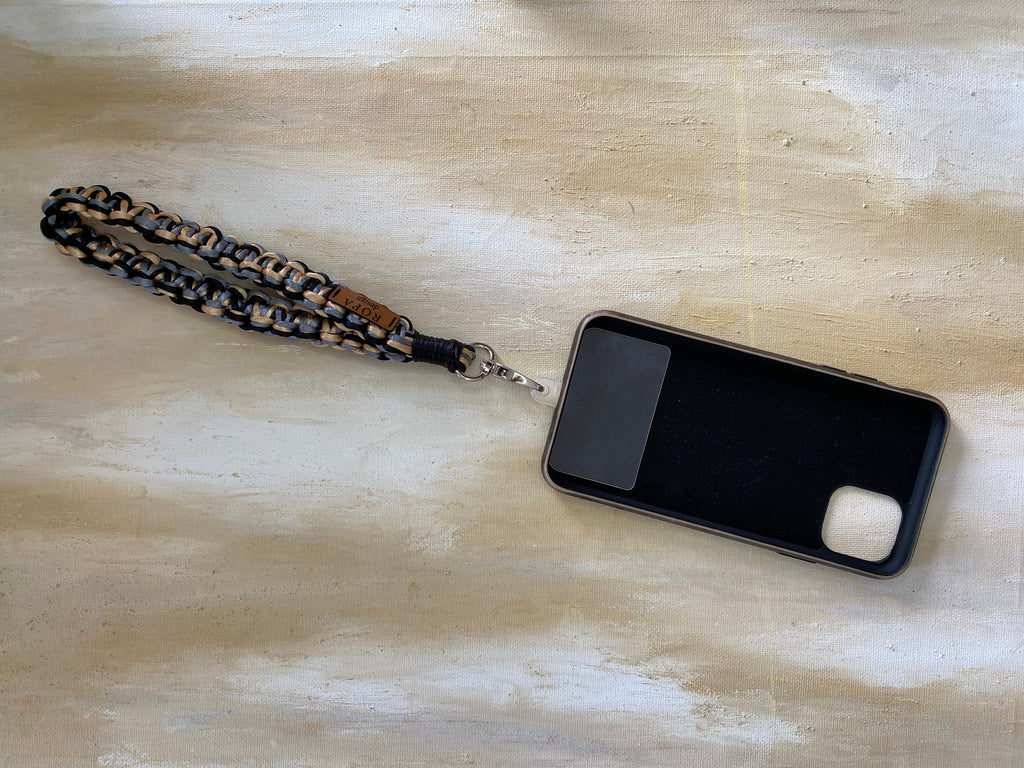 Purse Bag Clutch Camera Wristlet Strap, Shiny Phone Case Handle Lanyard
