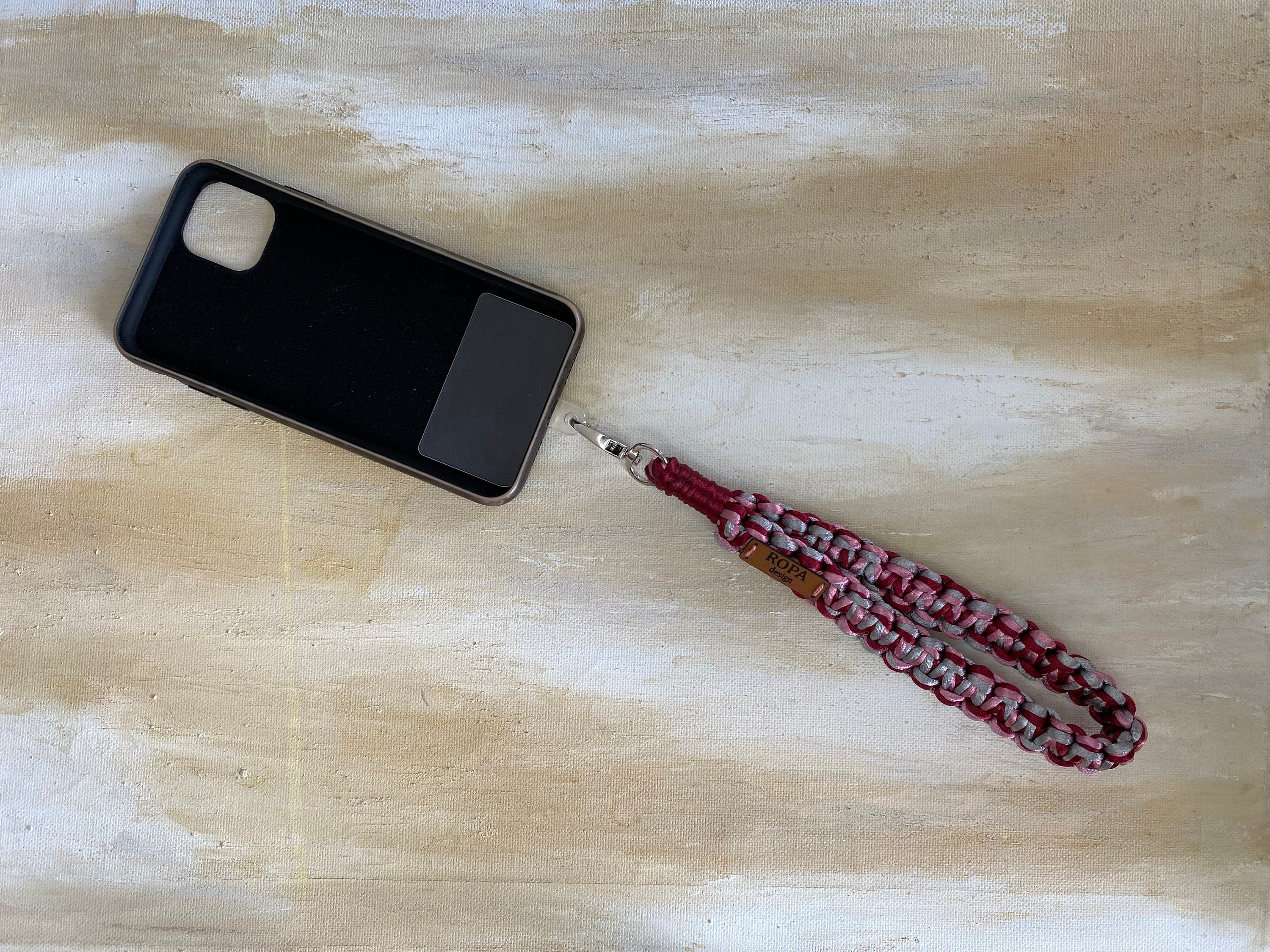 Purse Bag Clutch Camera Wristlet Strap, Shiny Phone Case Handle Lanyard