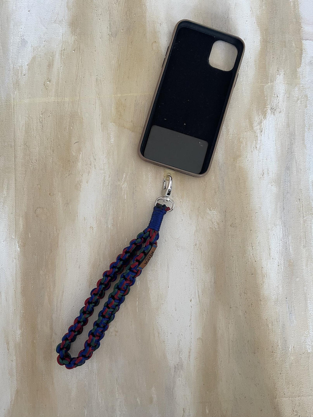 Purse Hand Clutch Wristlet, Wrist Strap, Blue Pink Phone Loop Handle Lanyard 2