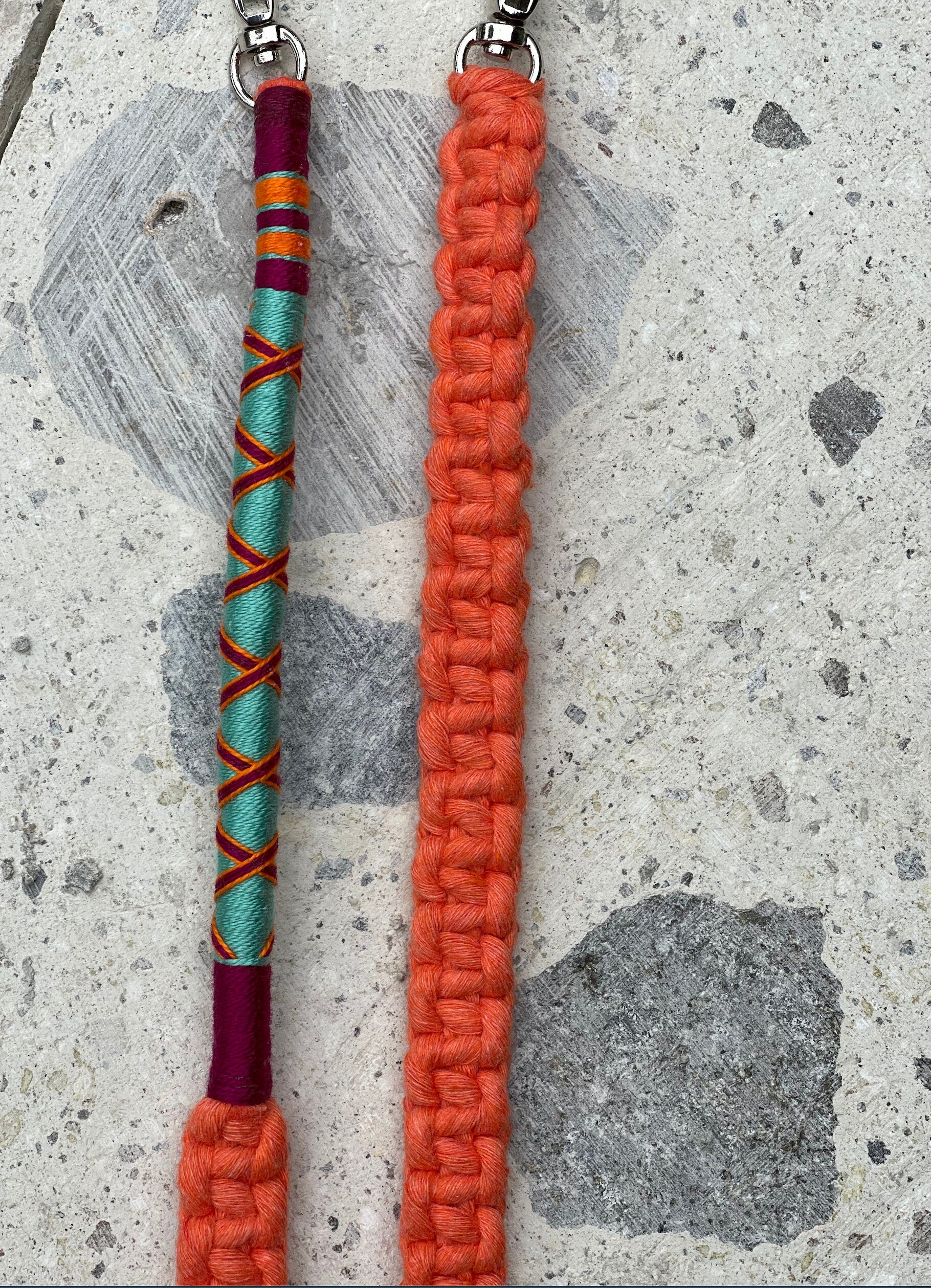 Purse Strap, Colorful Cotton Crossbody Bag Lanyard