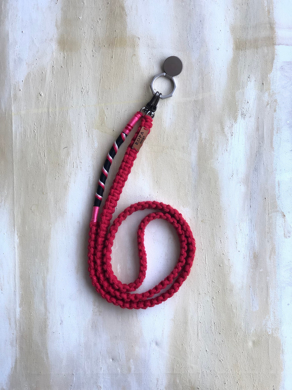 Red Shoulder Phone Strap, Crossbody Lanyard