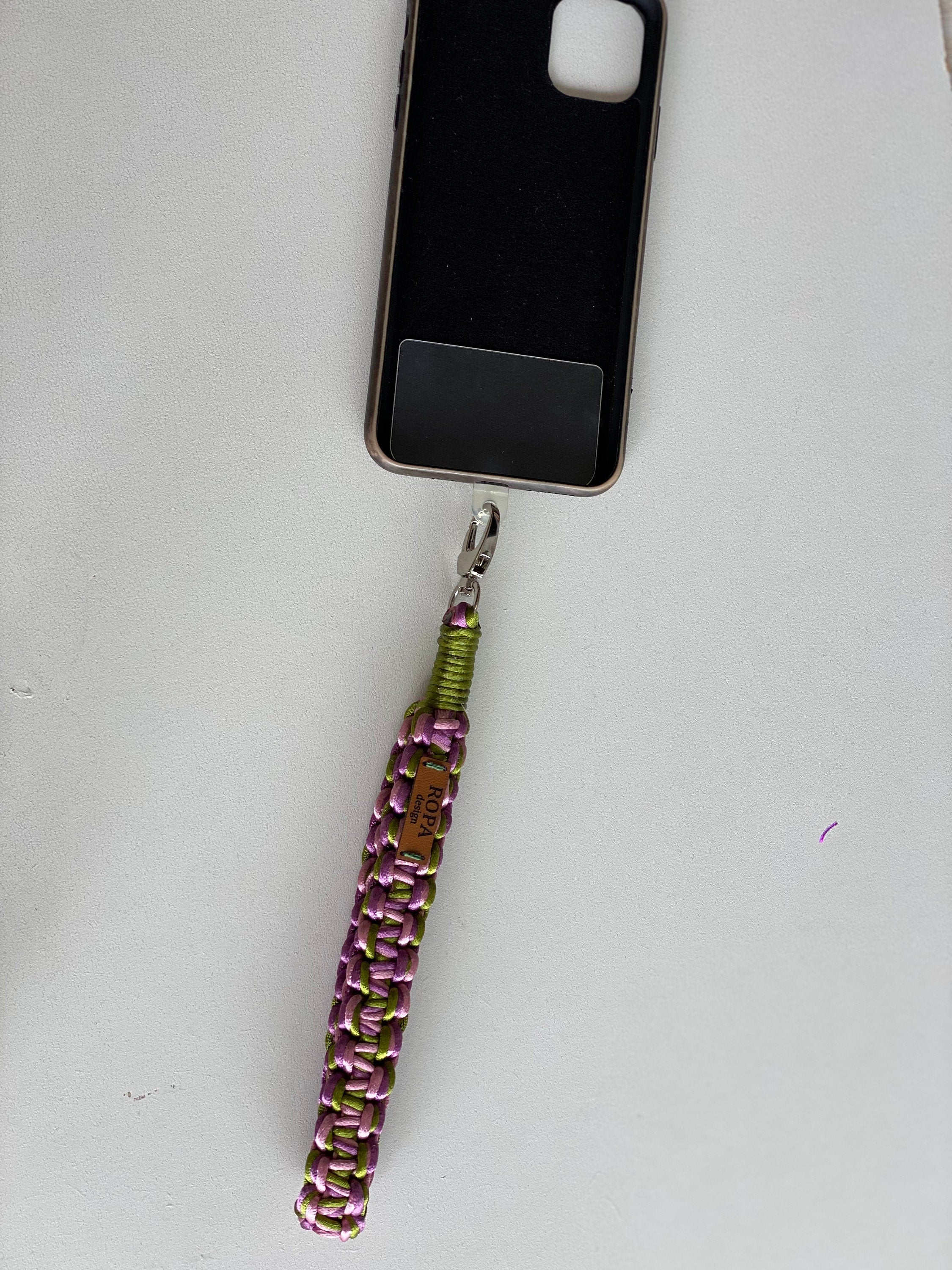 Shiny Phone Loop Handle Lanyard, Purse Bag Clutch Camera Wristlet Strap