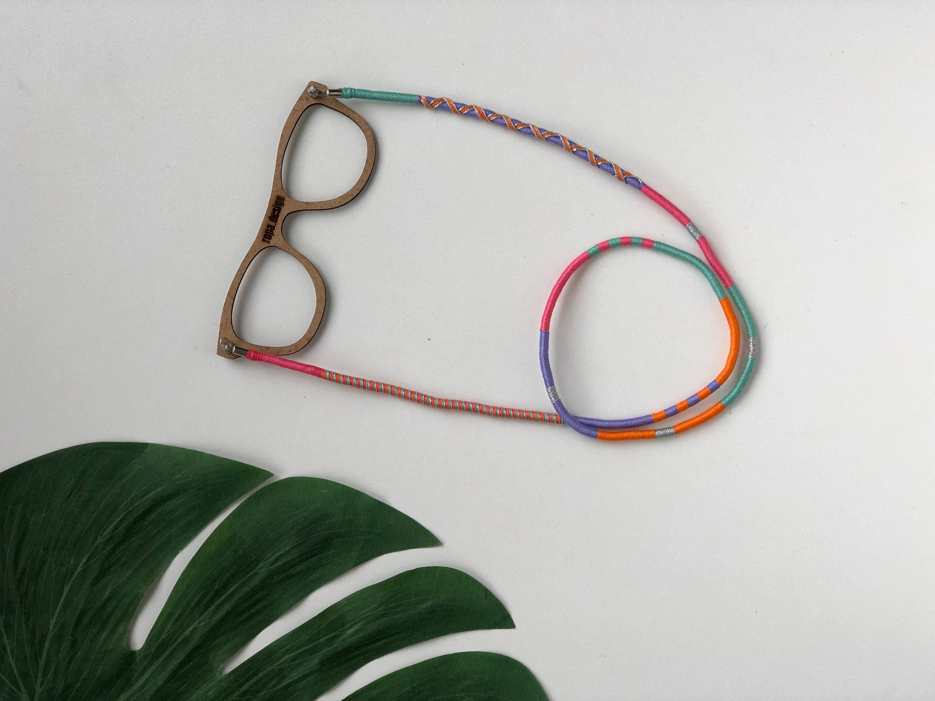 Sunglass Cord Strap, Multicolor Sunglass Rope Holder