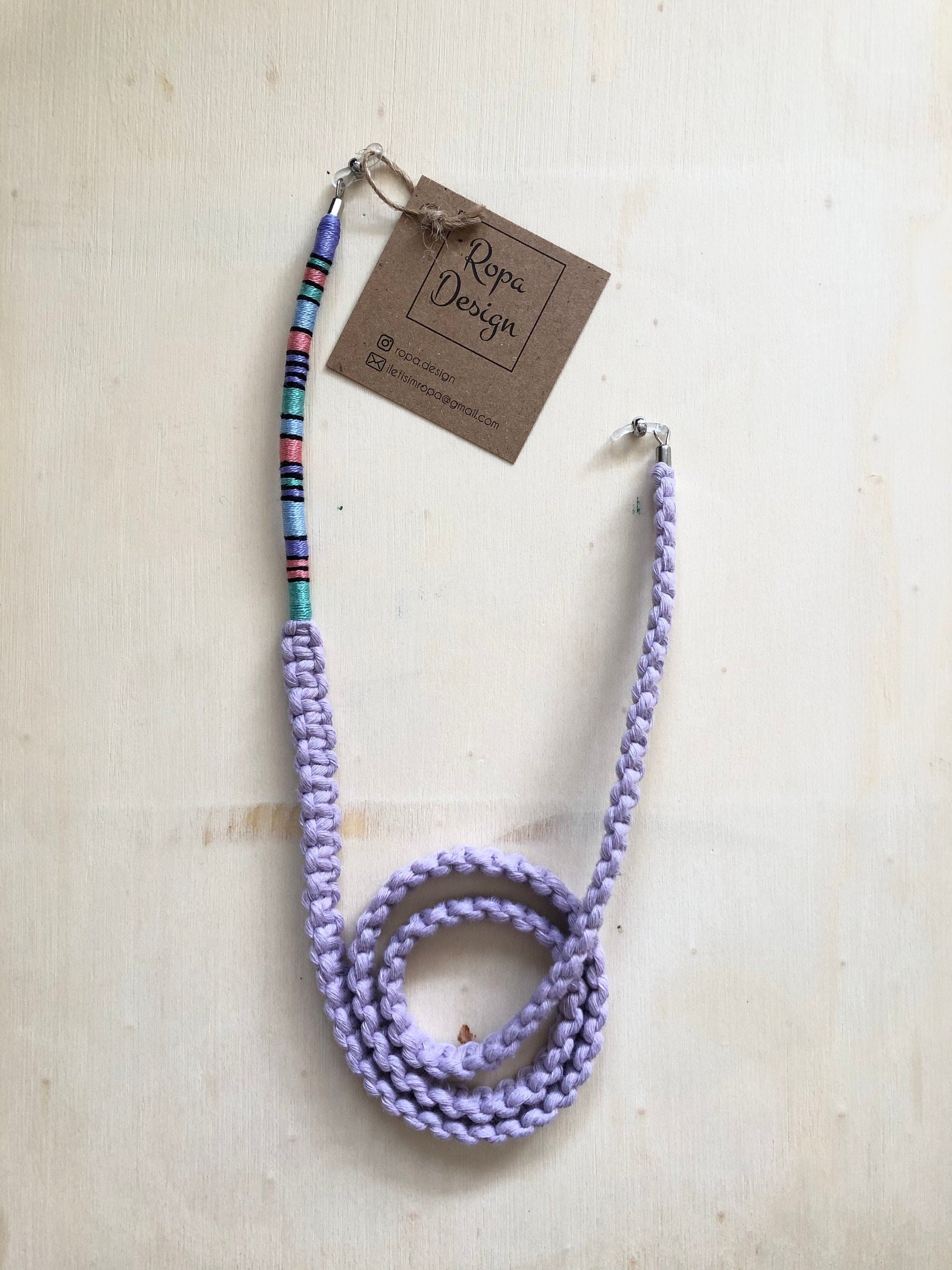 Sunglass Strap, Cotton Cord, Reading Glass Chain