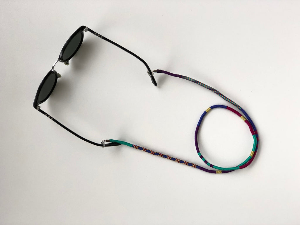 Sunglass Strap, Cotton Eyewear Lanyard