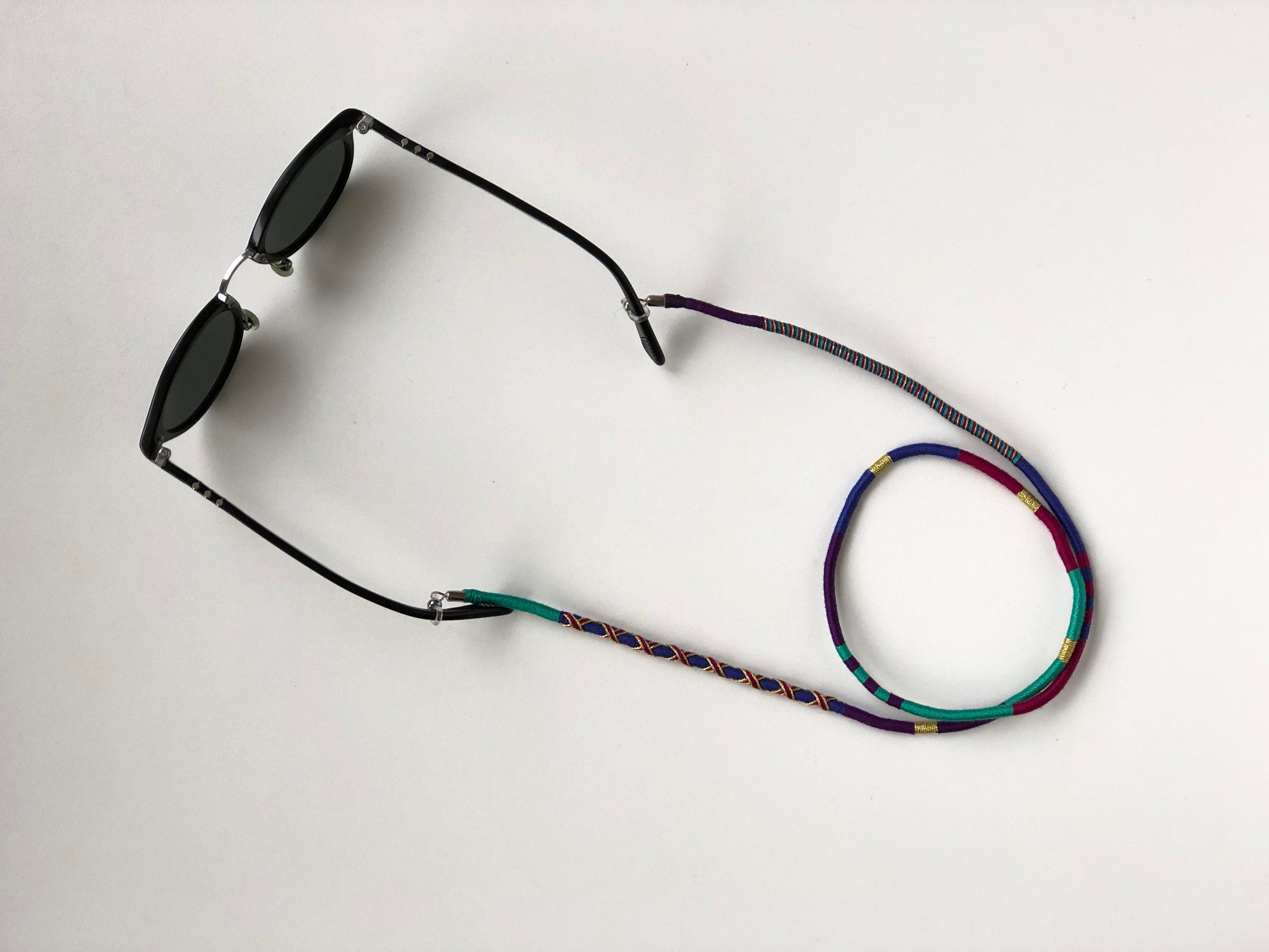 Sunglass Strap, Cotton Eyewear Lanyard