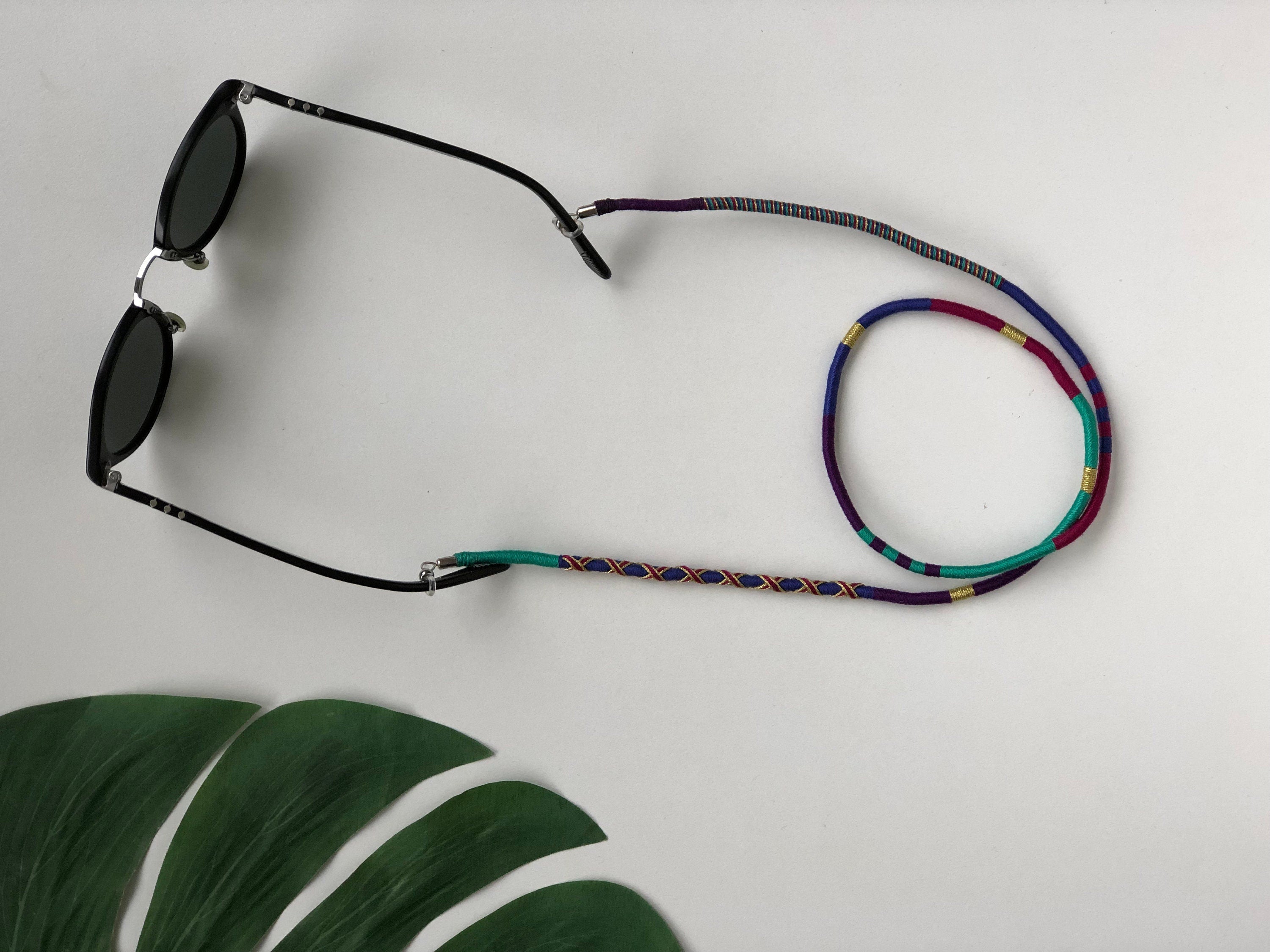 Sunglass Strap, Cotton Eyewear Lanyard