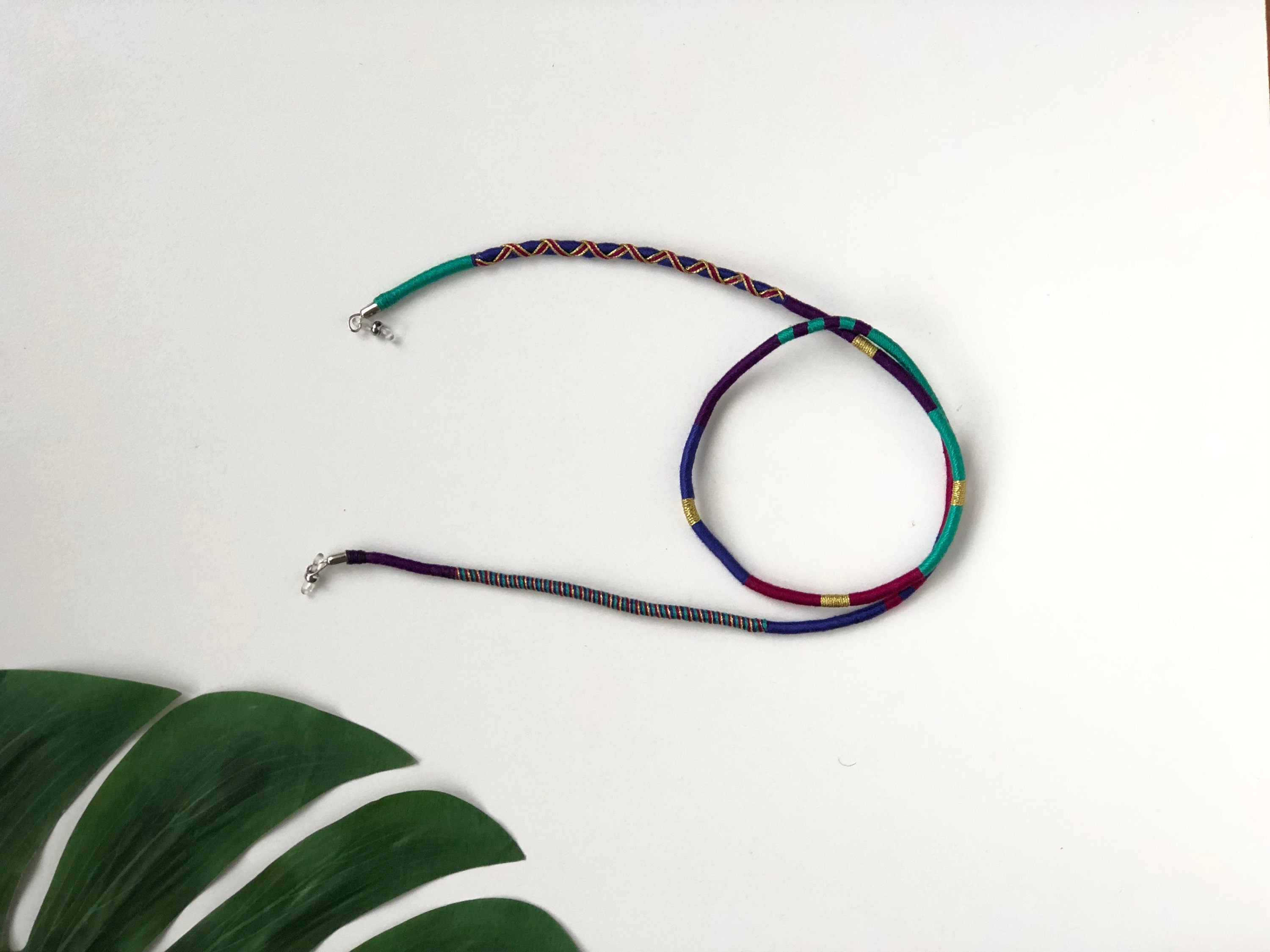 Sunglass Strap, Cotton Eyewear Lanyard