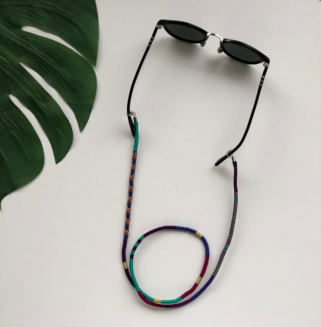 Sunglass Strap, Cotton Eyewear Lanyard