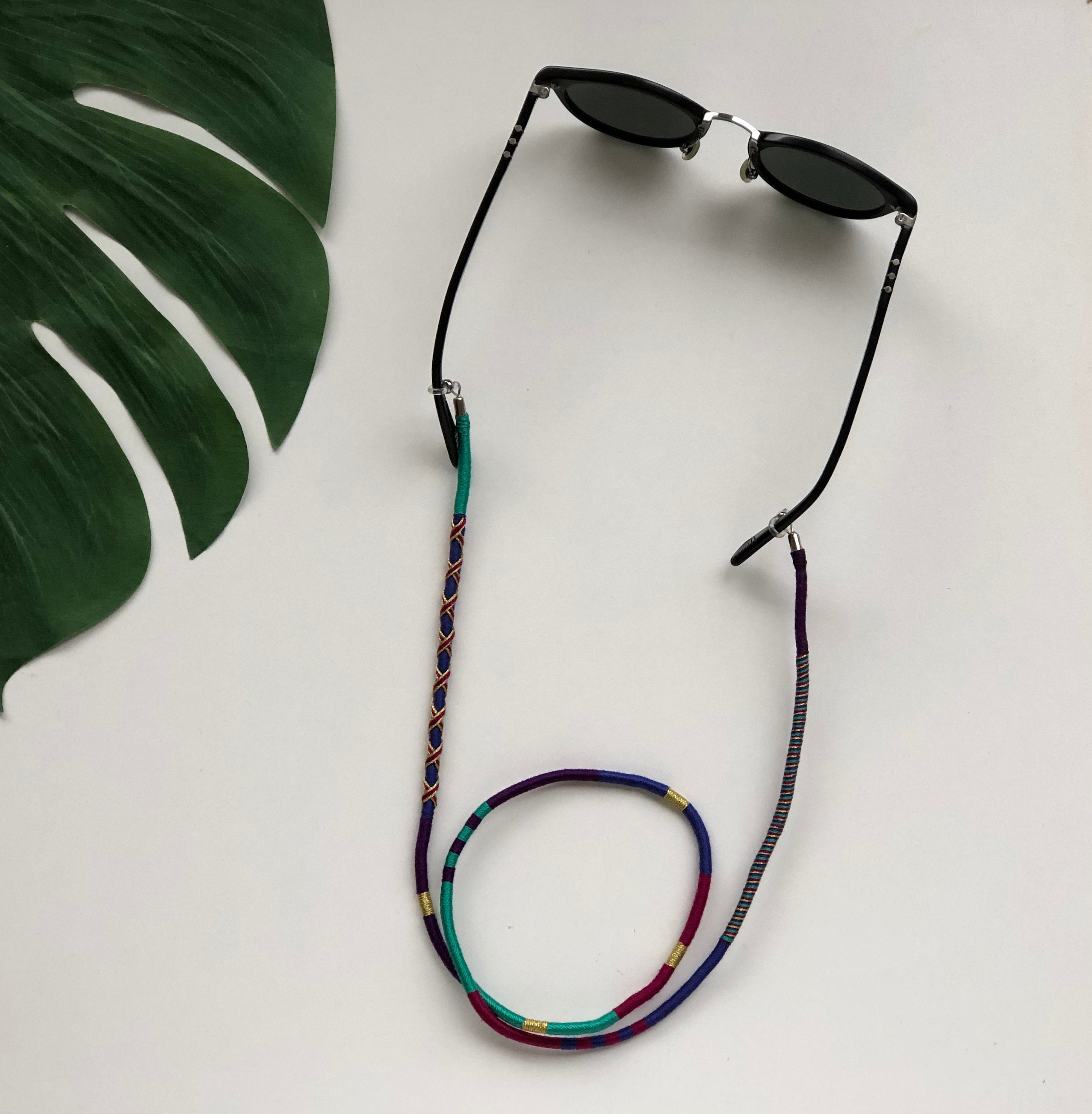 Sunglass Strap, Cotton Eyewear Lanyard